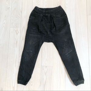 R13 Denim drop crotch jogger Size S